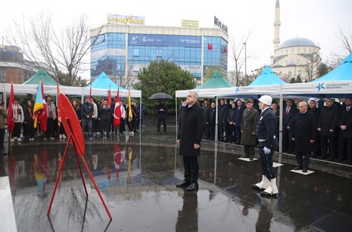 18 Mart Şehitler Günü Anma ve Çanakkale Zaferi Programı nedeniyle Çelenk Sunma Töreni gerçekleştirildi. 